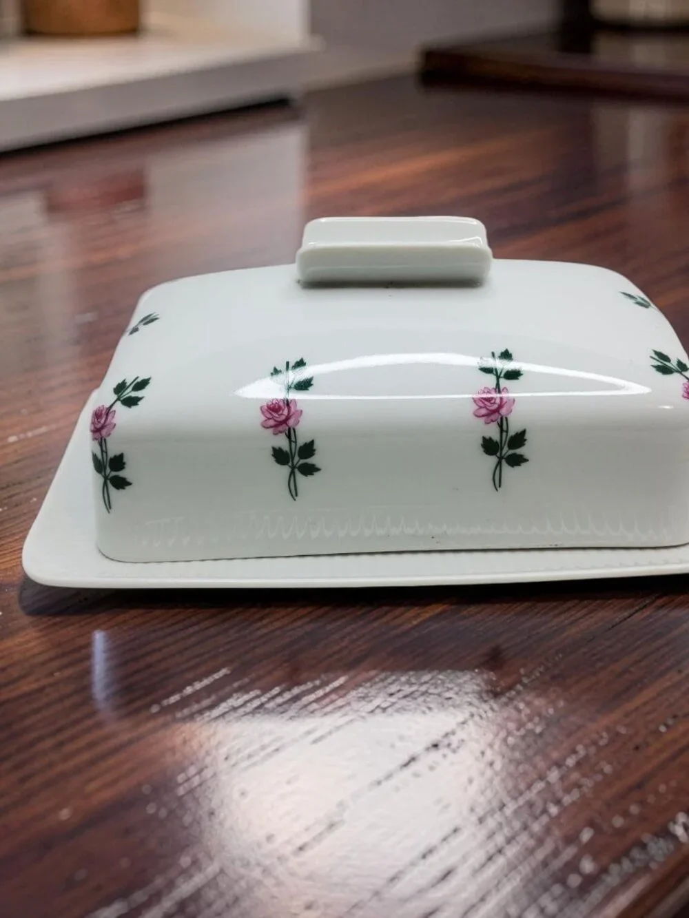 vintage seltmann weiden bavarian porcelain 1lb. butter dish